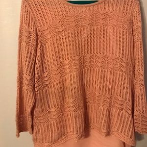 long sleeve glittery top